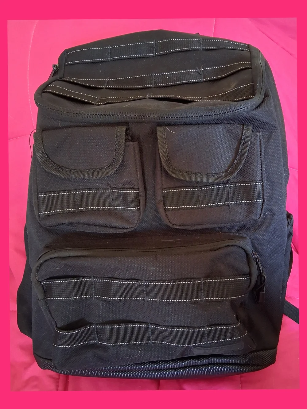 Black Tactical Utility Backpack - Men's Everyday Carry